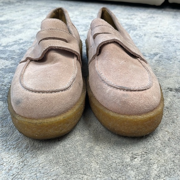 Vinnys Creeper Suede Penny Loafer Blush Beige Preppy main image 7